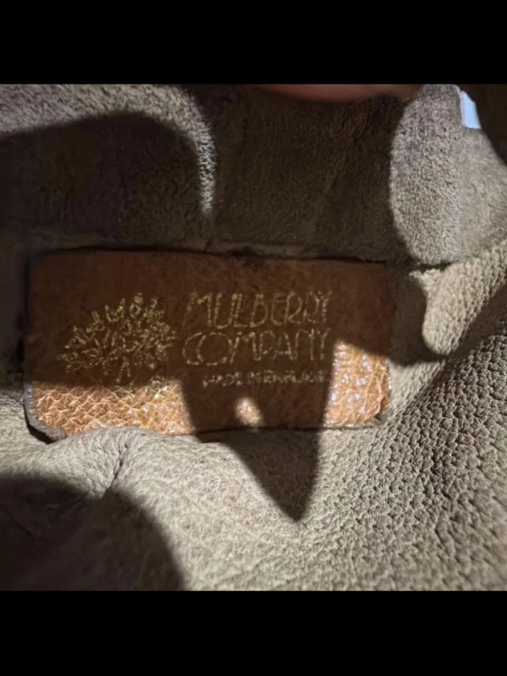 Mulberry Tan Leather Logo Patch Hobo